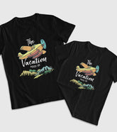 Vacation Mode On Unisex Half Sleeve T-Shirts (Pack of 2)